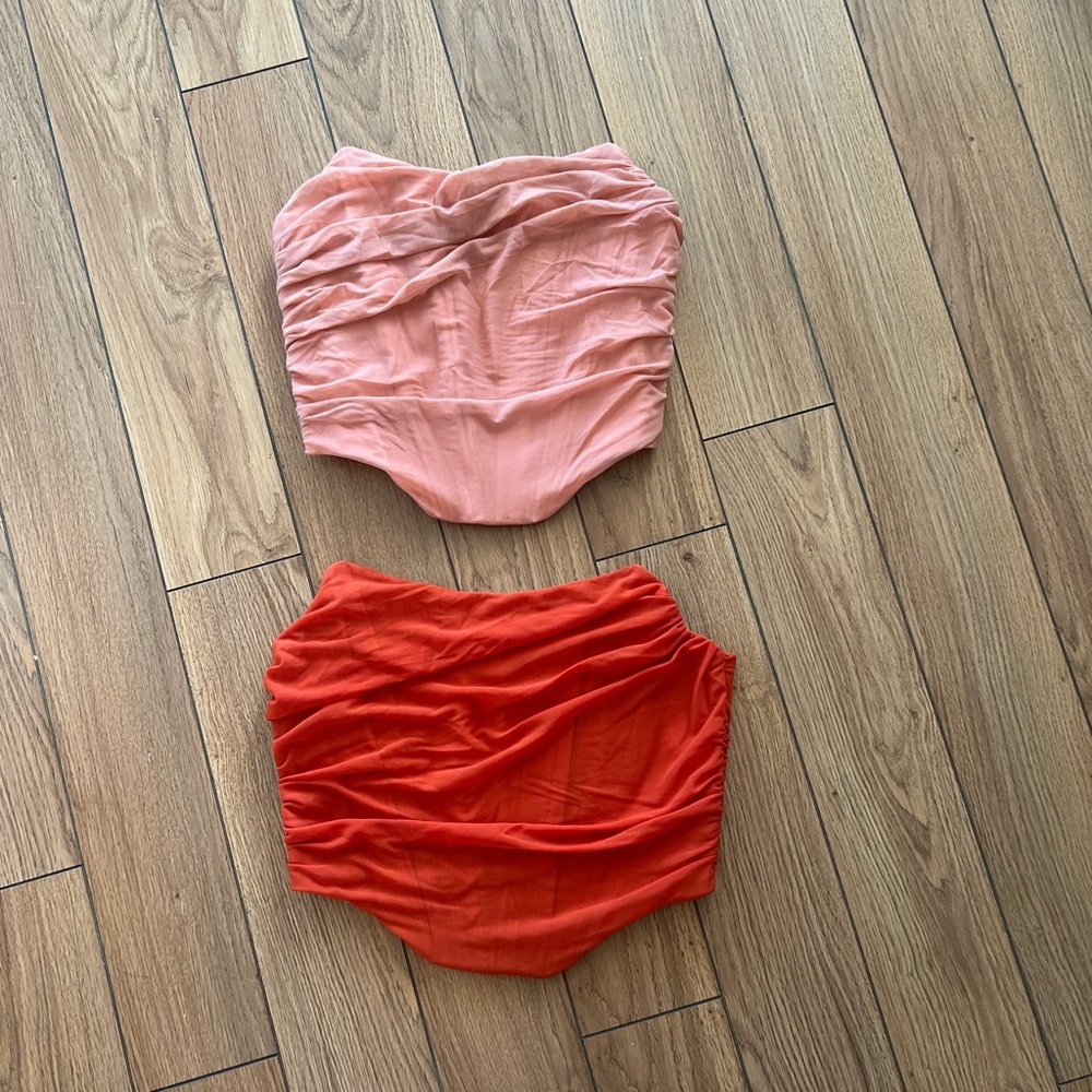 Mesh corsets Pink and Orange